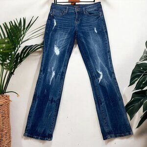 Dear John Playback Cuffed Cropped Straight Leg Jeans Size 26